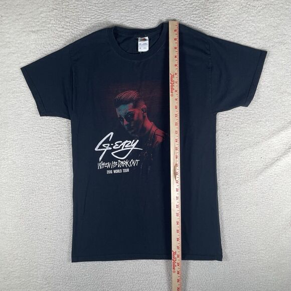 G Eazy Tour Shirt 2016 Mens Medium Black Graphic Tee A$AP Ferg Short Sleeve - Picture 5 of 11
